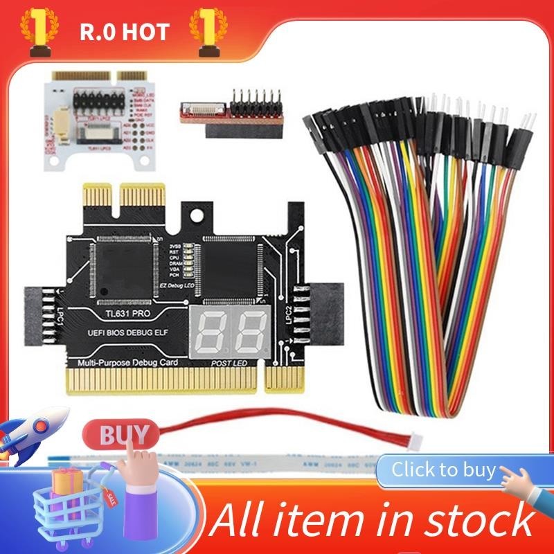 TL631 Pro Diagnostic Card+Expansion Card Diagnostic Card PCI-E ...