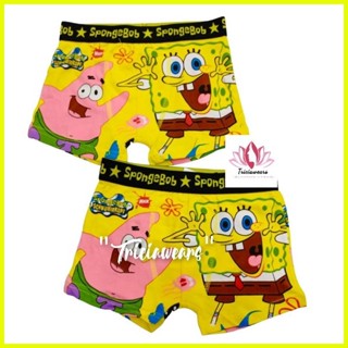Spongebob Squarepants Pack of 4 Youth Boys Boxer Briefs-10 