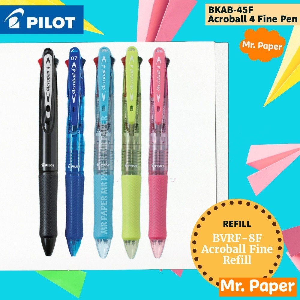 Pilot Acroball 4 Multipen | 0.7mm | BKAB-45F | Multi Pen | Mr. Paper ...
