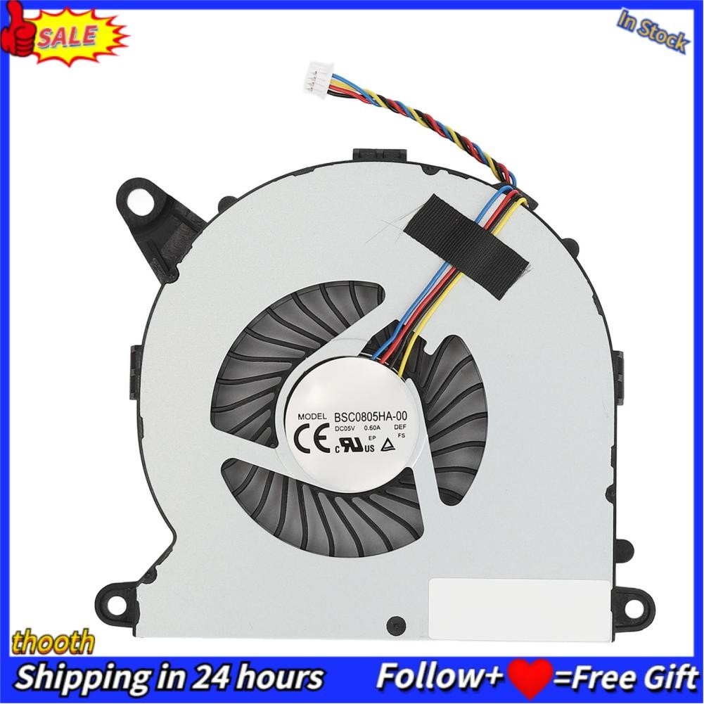 Thooth Desktop CPU Cooling Fan 4 Pin Compact 5V 0.6A Mini PC for ...