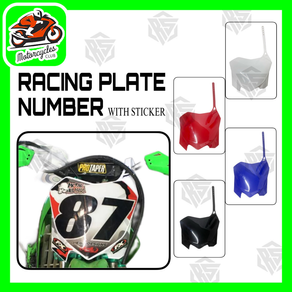 HONDA XRM 110/125 RACING PLATE NUMBER A70/A71 [HURRICANE SPEED ...