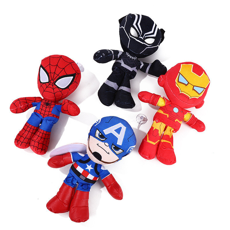 Classic Reunion Hero Iron Man Spider-Man Team Animation Doll stuffed ...