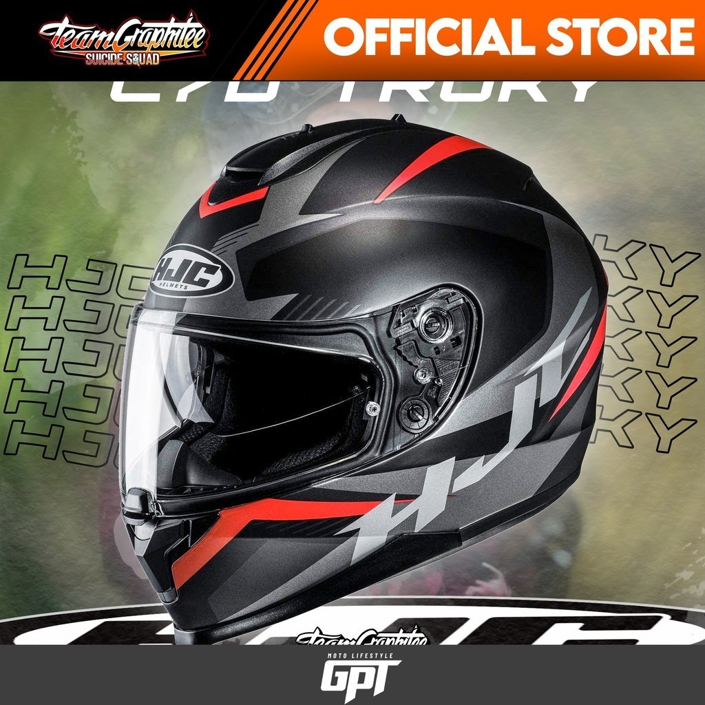 HJC HELMET C70 TROKY | Shopee Philippines