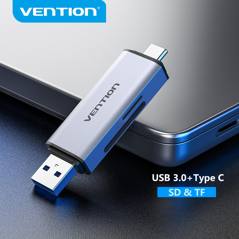 VENTION Card Reader USB2.0 2 in 1 PC Memory Card Reader 480Mbps 2TB ...