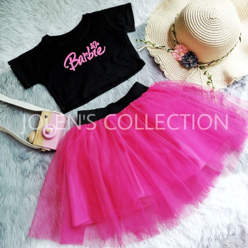 Christmas Set Crop Top and Tutu Skirt Set for Kids 6mos 4yo Shopee Philippines