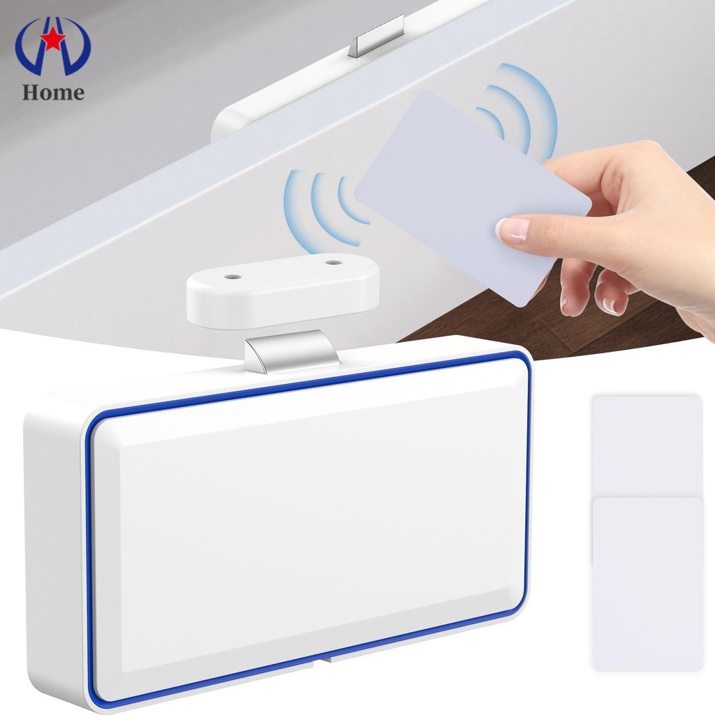 Hidden Cabinet Lock Smart Electronic Drawer Lock No Drill Invisible ...