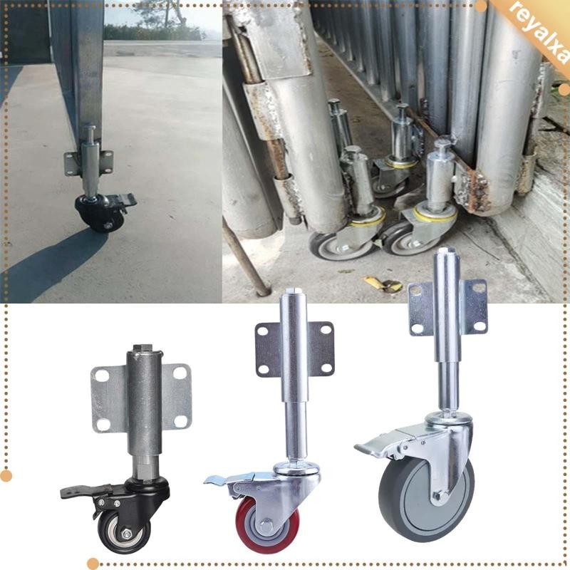 [Reyalxa] Gate Wheel Heavy Duty Gate Helper Wheel Retractable Universal Adjustable Height Spring