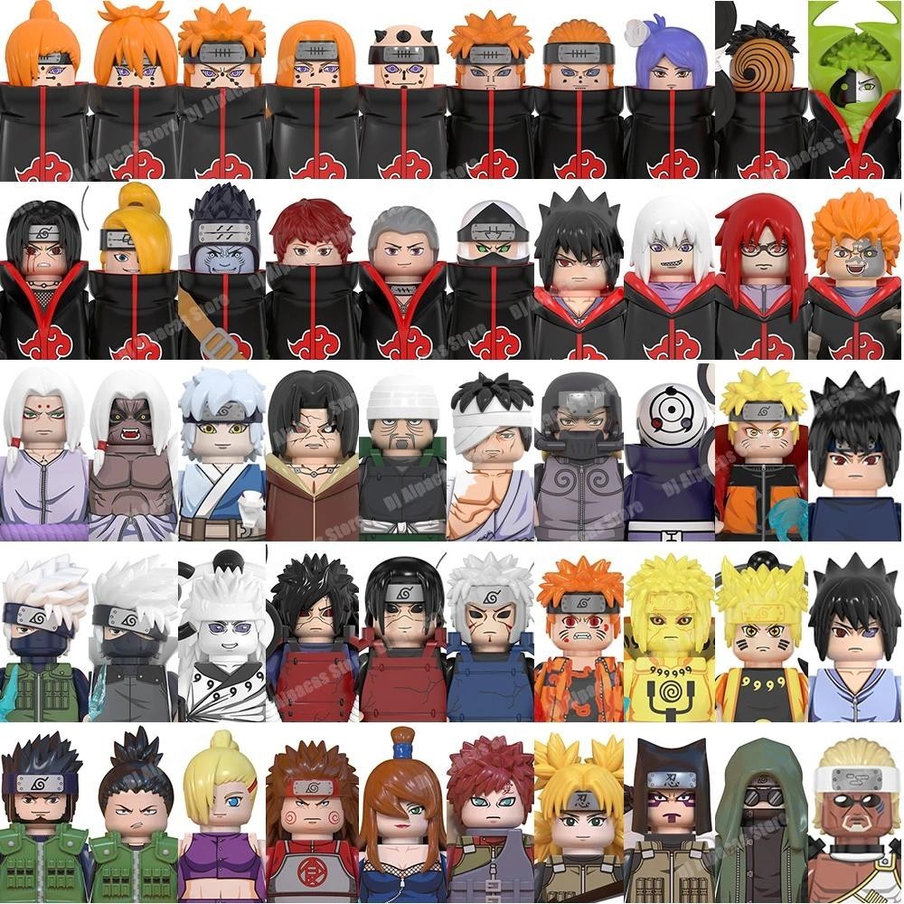 Akatsuki Toy Naruto Blocks Pain Kaguya Kimimaro Uchiha Itachi Building ...