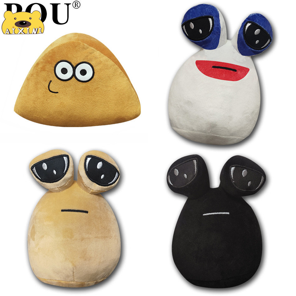 AIXINI 22cm Game My Pet Alien Pou Plush Toy Furdiburb Emotion Alien ...