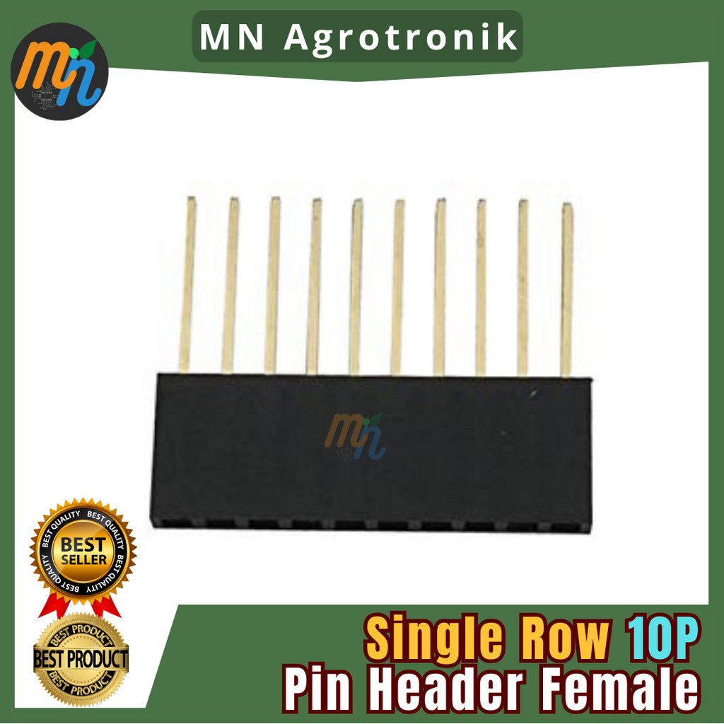 Pin Header Female 10p 8p 6p Long Stackable For Arduino Esp Etc Shopee Philippines 3324