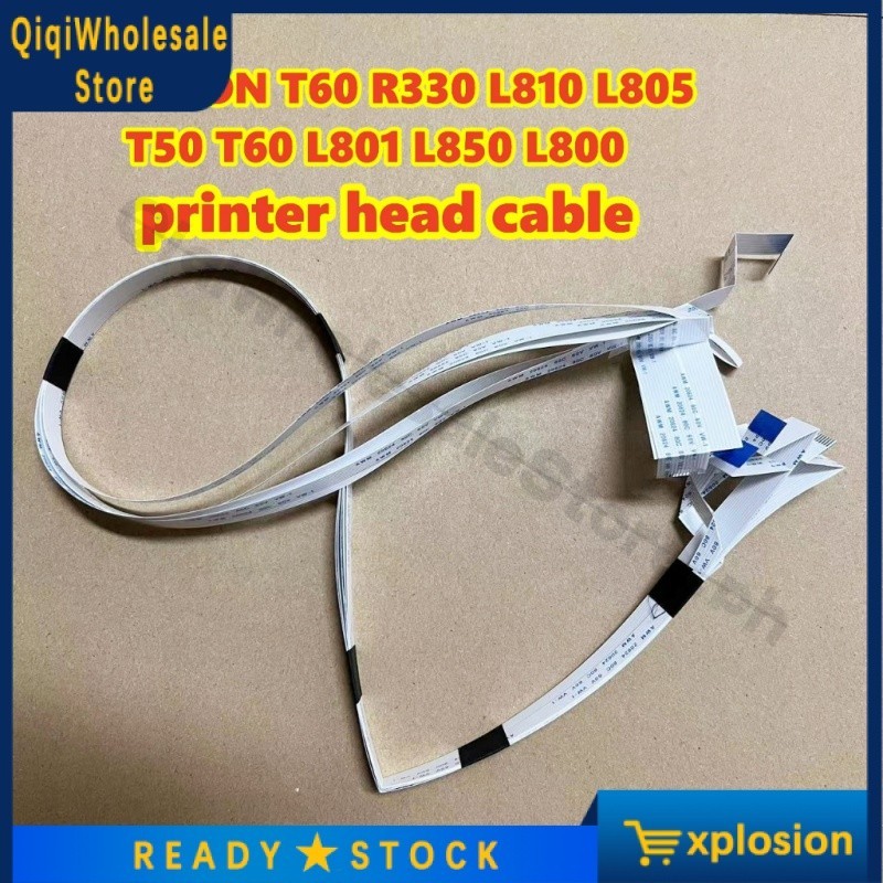 1set Printhead Printer Print head Cable for Epson R290 R295 R330 R280 ...