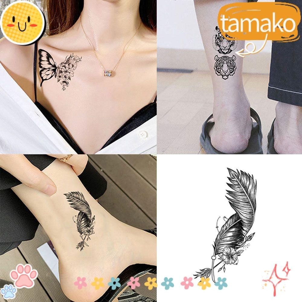 TAMAKO Tattoo Sticker Fashion Art Pattern Easy To Use Temporary Effect ...