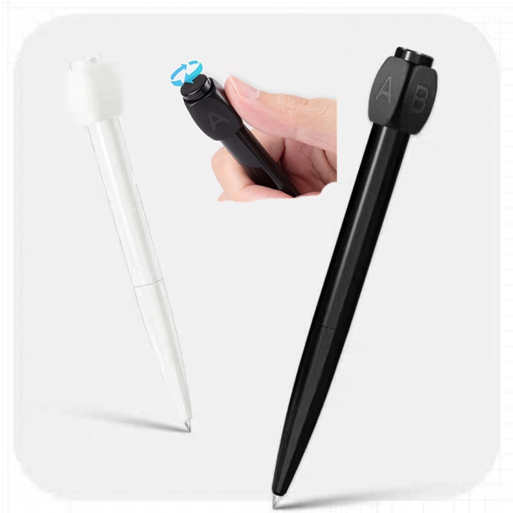 Funny Rotating Answer Gel Pen ABCD Selection Difficult Boring Pass The ...