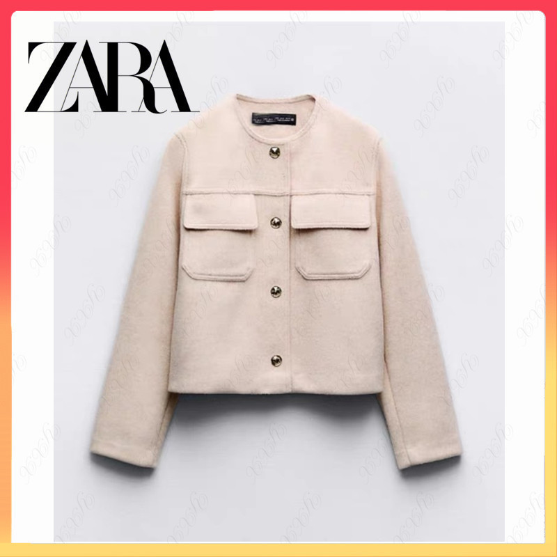 Zara's new soft jacket jacket jacket 3046262 | Shopee Philippines