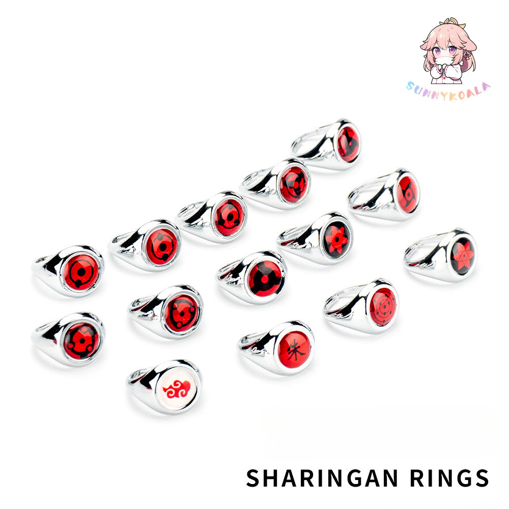 Naruto Sharingan Ring Uchiha Clan Sasuke Obito Mangekyou Sharingan Ring ...