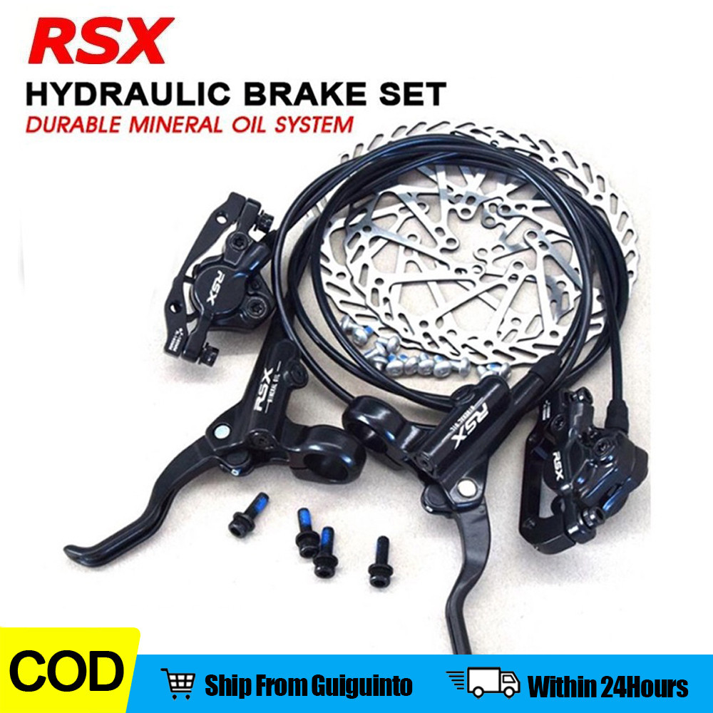 COD Mountain Bike Oil Disc Hydraulic Brake Kit MTB Bicycle Disc Brake Kit Hydraulic Brake Hydraulic Disc Brake Bicycle Accessories RSX