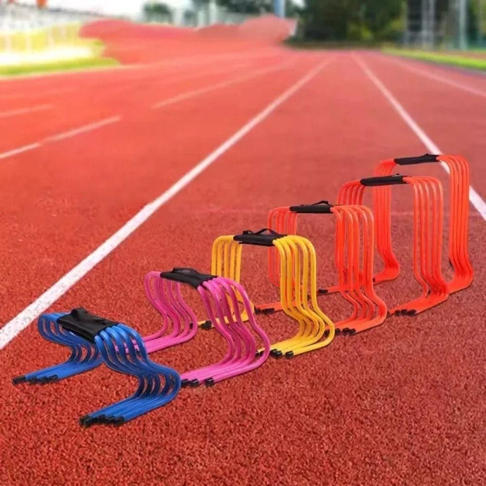 HUAYUEJI Football Hurdle, Portable Safety Hurdle Ladder, Outdoor Speed ...