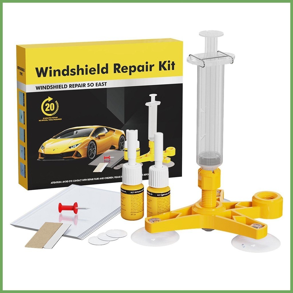 Windshield Cracks Repair Kit Liquid Glass Windshield Repair Kit for ...
