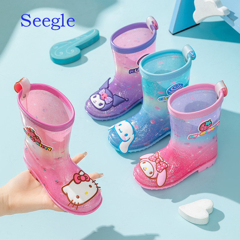 Sanrio Four Seasons Children Rain Boots Kuromi Hello Kitty Rain Boots