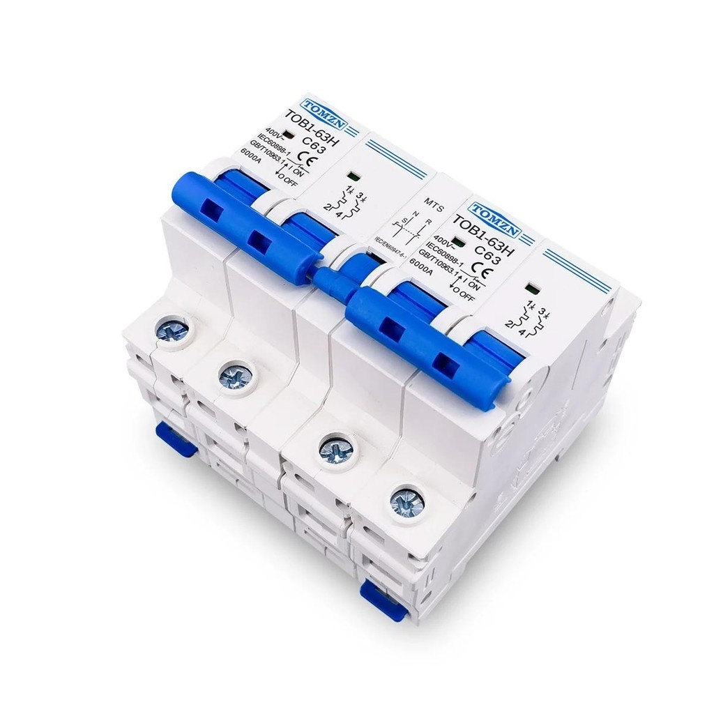 2P+2P MTS TOMZN AC Dual power Manual transfer switch Circuit breaker ...