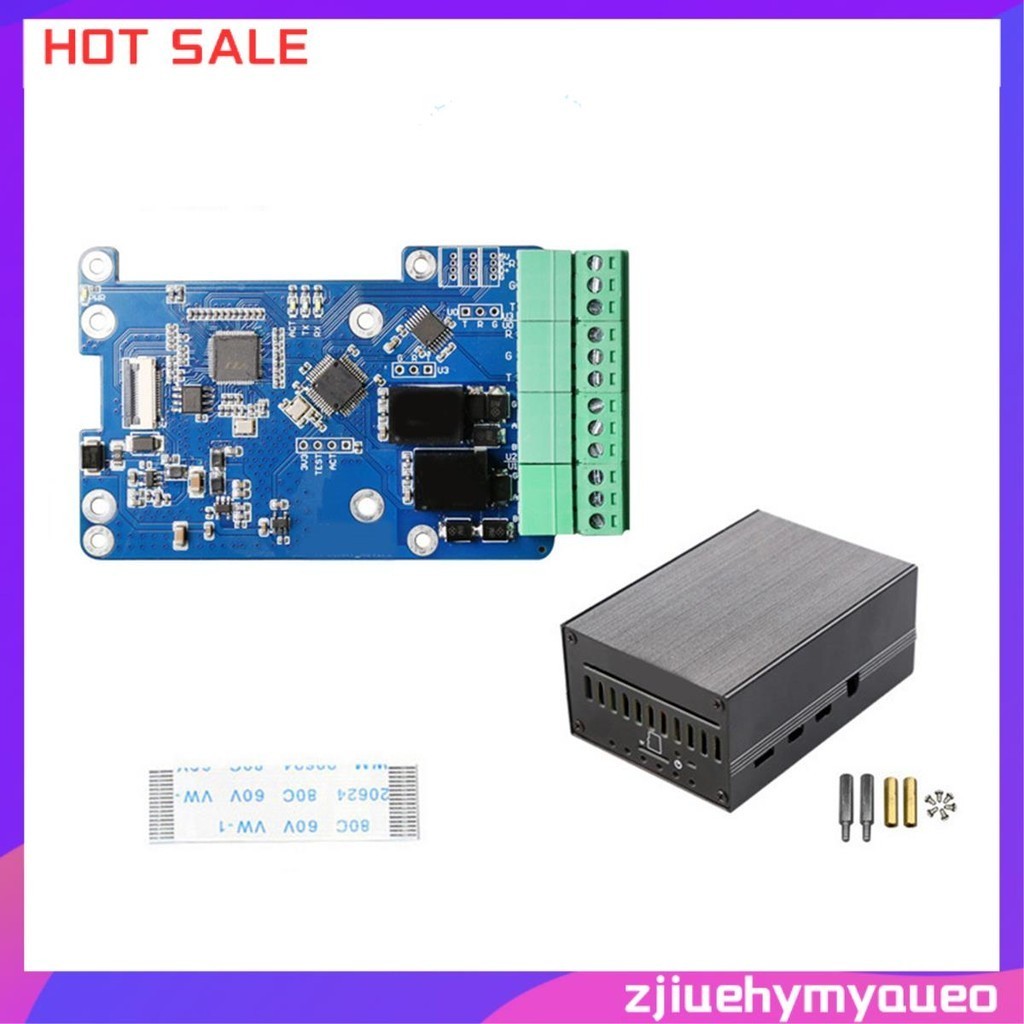 MPUUART for RPi 5 PCIe to USB UART HAT+Case for 5 RS485 RS232 USB2.0 4G ...