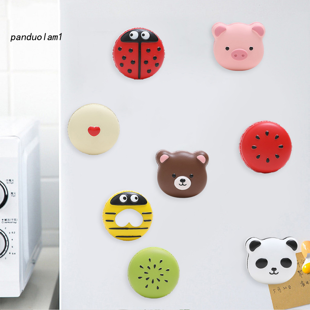 PANDU Vibrant Magnetic Ornament Refrigerator Magnet Cute Cartoon Resin ...