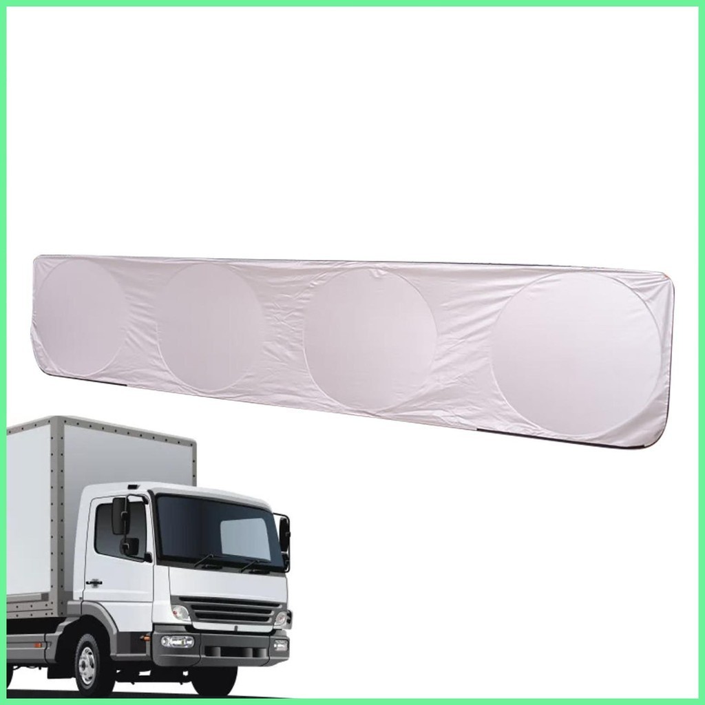 Semi Truck Window Shades Protective Reflective Truck Windshield Cover ...