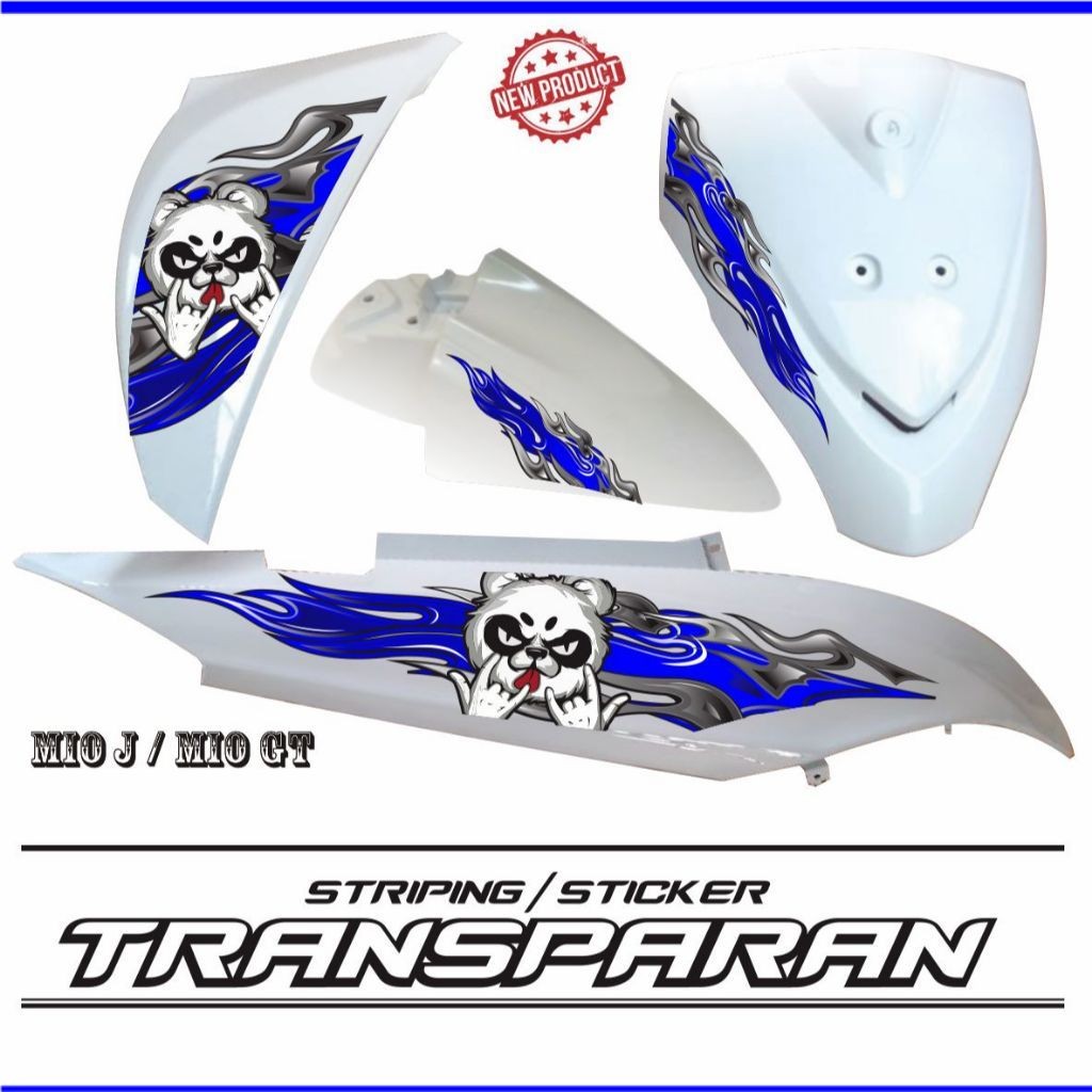MIO J MIO GT TRANSFER STRIPING STICKERS TRANSPARENT COOL VARIATIONS ...
