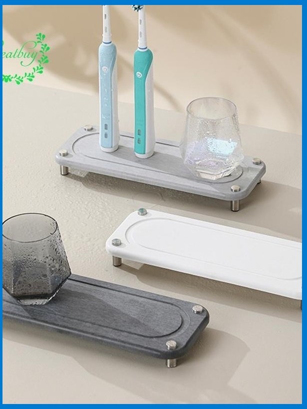 AUAUY Quick Dry Sink Caddy - Diatomite Soap Holder & Organizer For Kitchen & Bathroom - View #5