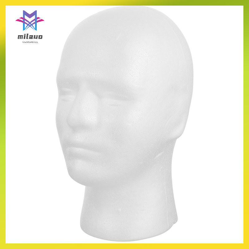 Mannequin Men Head Model Wig Display Head Model Hat Head Model for ...