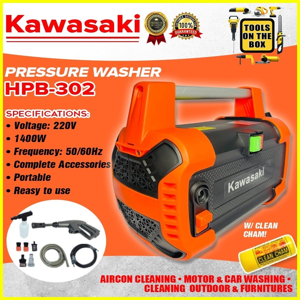 Kawasaki high pressure washer discount