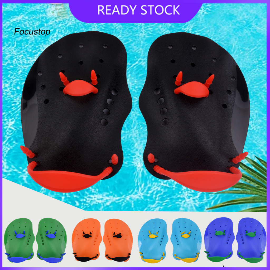 FOCUS Swimmer Fins Swim Gear Kids Swim Training Hand Paddles Fins ...