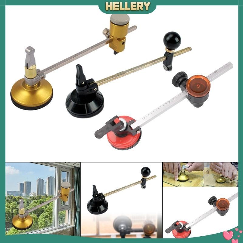 [HelleryPH] Circular Glass Cutter Glass Cutting Tool with Suction Cup Compasses Type for Mirrors