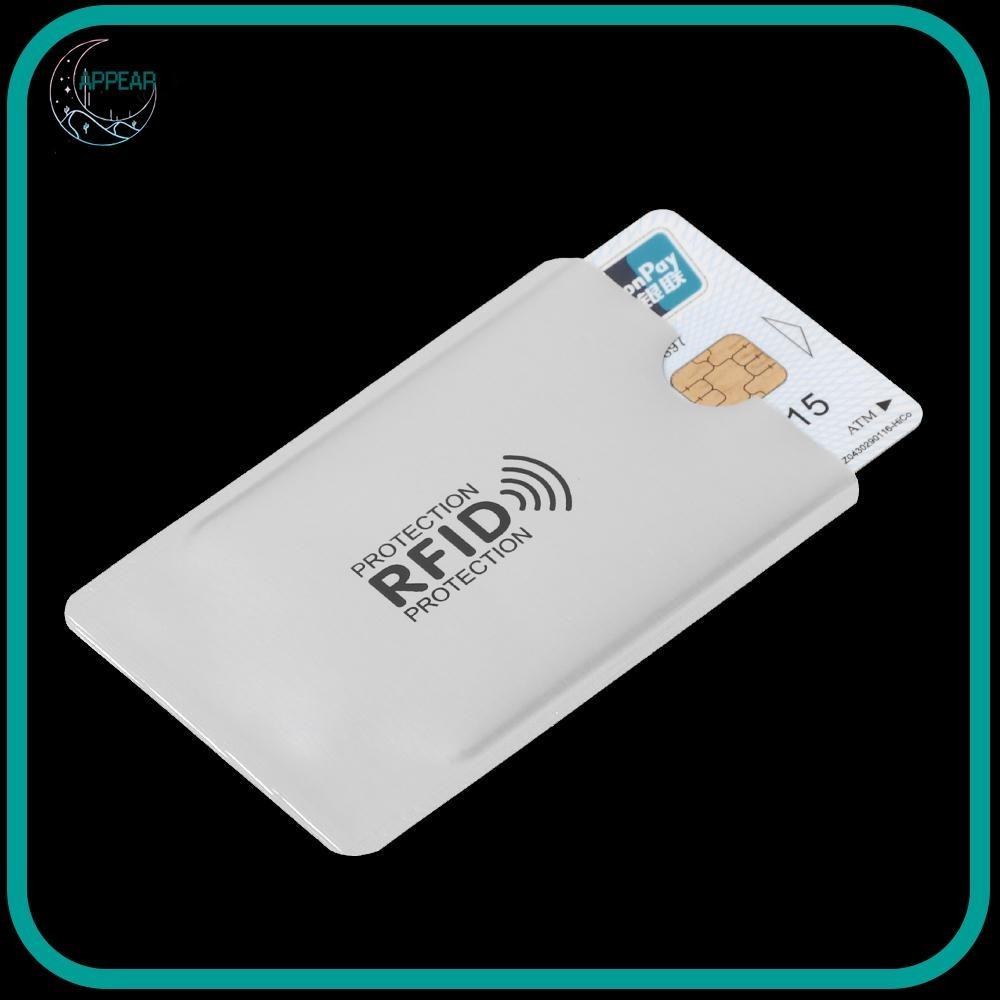 APPEAR 10Pcs Card Protector Sleeve Smart RFID Blocking Anti Theft Card ...