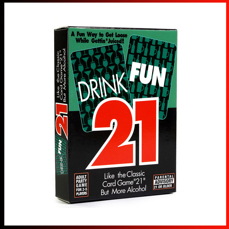 Party Game Drink Fun 21 Card Game Alcohol Game Drunk Game | Shopee ...