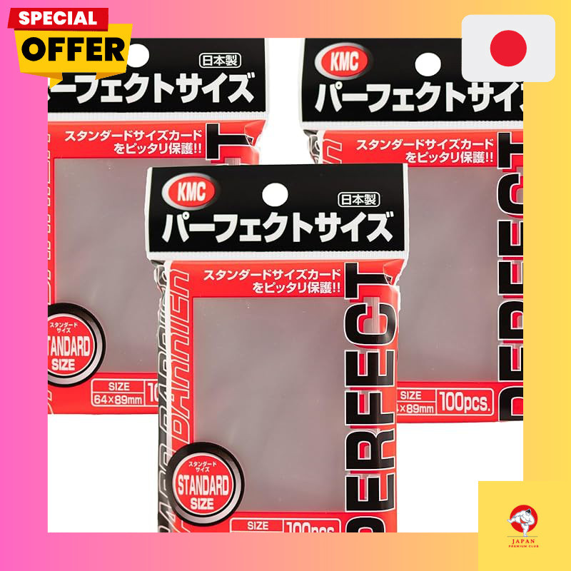 KMC Perfect Size Card Barrier Pack - 100 Count (3 Sets) | Shopee ...