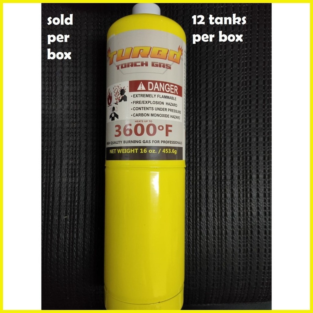 【hot sale】 Mapp Gas for brazing torch (Sold per box 12 tanks) Shopee