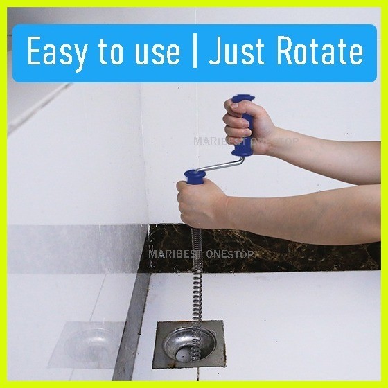 ♞Drain Unblocker Flexible Rod Auger Snake Rod Drain Unclogged Pipe Sink