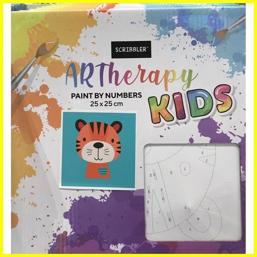 ♞ART THERAPY FRAMED PAINT BY NUMBERS 25x 25cm Shopee Philippines