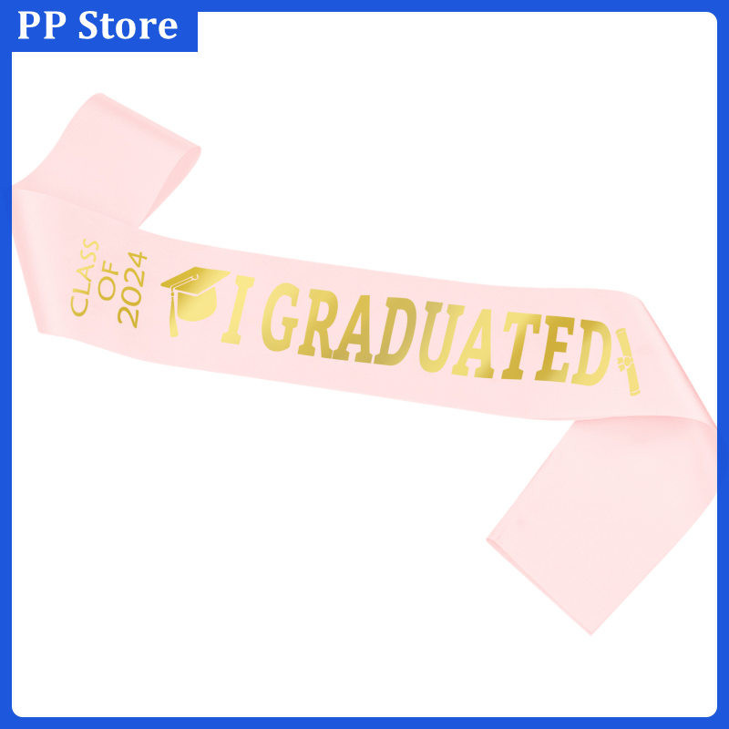 Graduation Party Belt Class Of 2024 Sash for Shoulder Strap Graduate ...