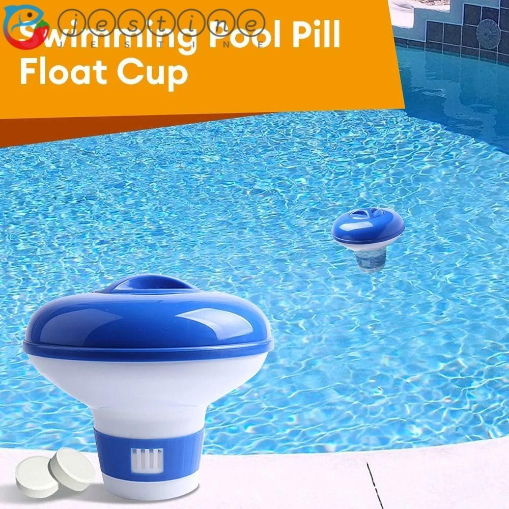 JESTINE Swimming Pool Chemical Floater, PVC Floating Floating Swimming ...