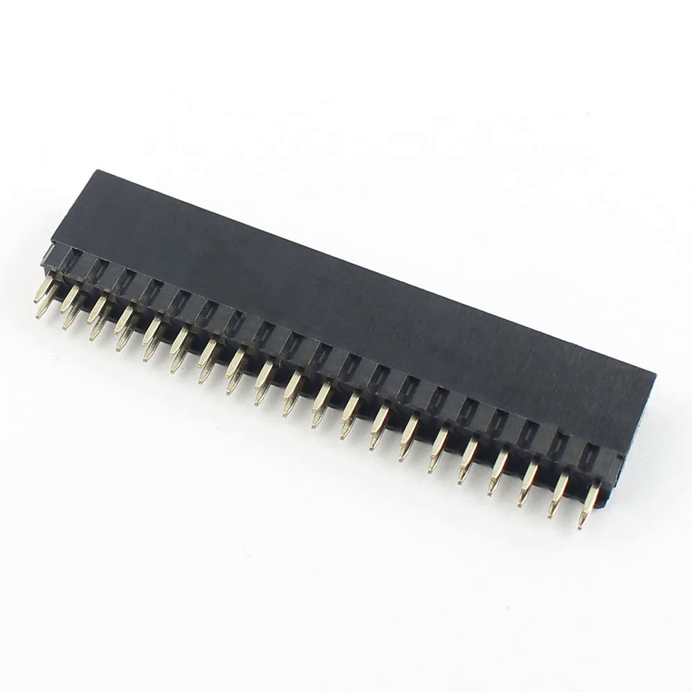 10pcs 2.54mm Pitch 2x20 PC104 40 Pin Female Double Row Straight Header ...