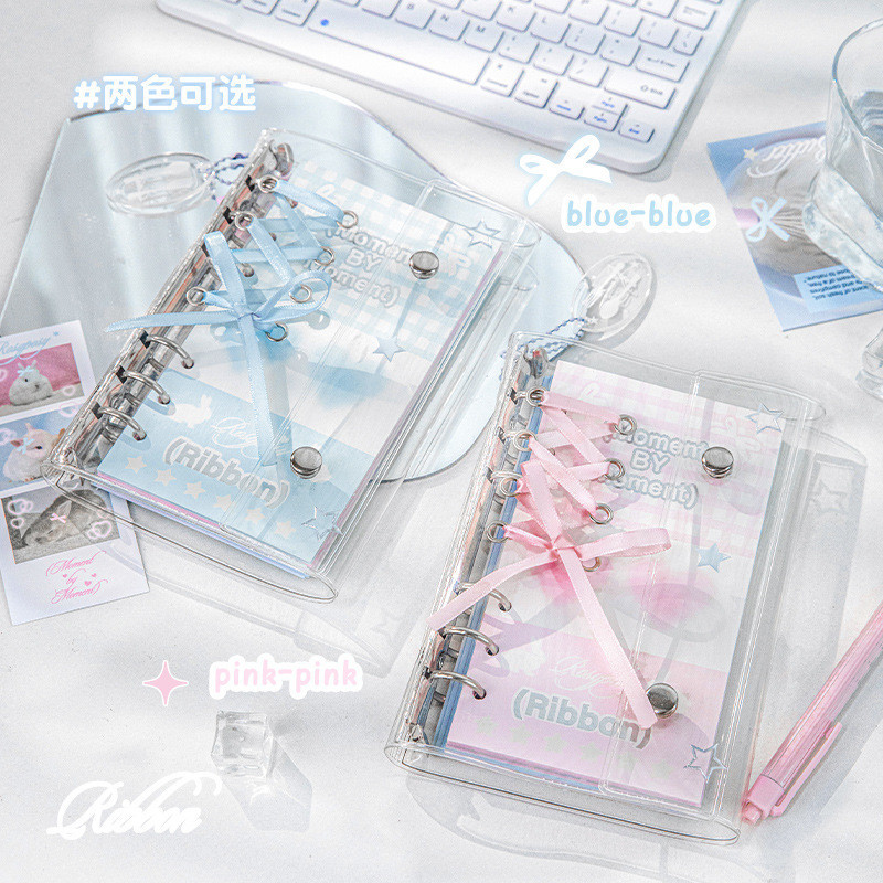 Cdaily|Ballet Strap Handbook A6 Loose-leaf Handbook pvc Gilding Loose ...