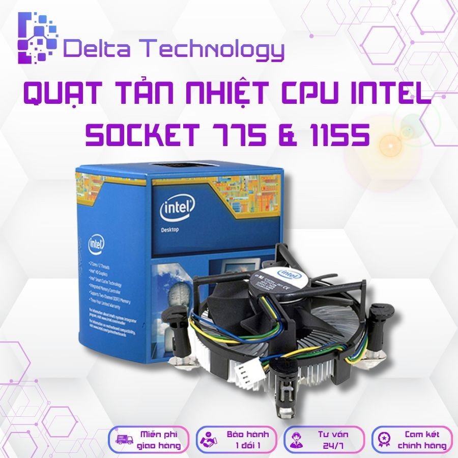 Intel Socket 775 & 1155 CPU Cooler Fan, Genuine Intel, Full Box ...