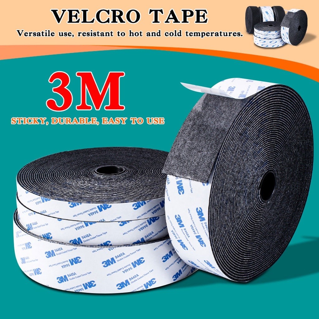 Velcro Tape Self Adhesive Hook and Loop Tape Fastener Improvement DIY ...