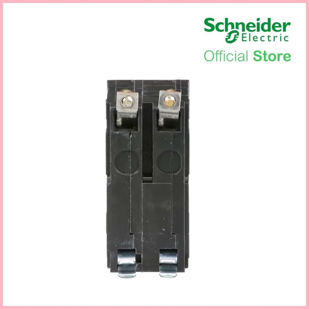 Schneider QOB UL 2-Pole 50A Bolt-On Miniature Circuit Breaker 120/240V ...