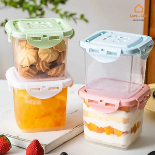  Dividers Cereal Containers Airtight Clear Food Storage