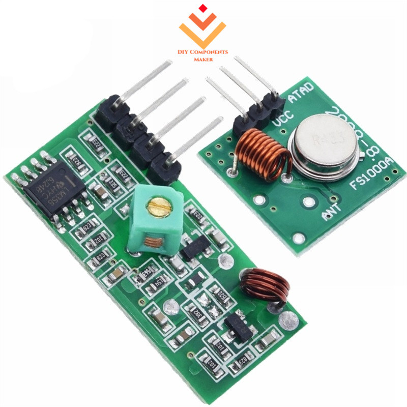 433Mhz RF Transmitter and Receiver Module Kit xy-mk-5v for Arduino ...