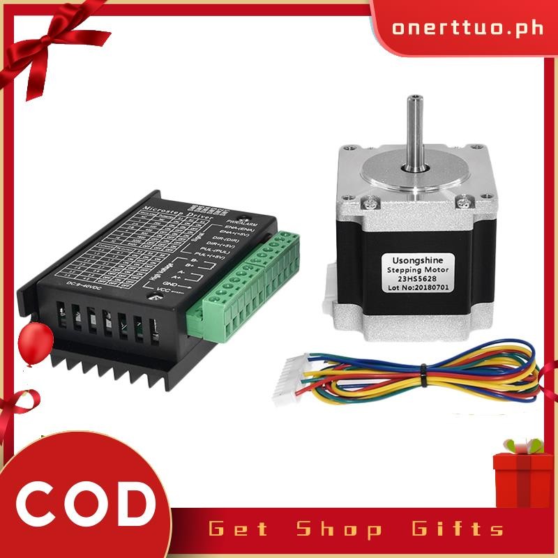 Motor paso a paso Nema 23 23HS5628, motor 57, 2.8A, con controlador de