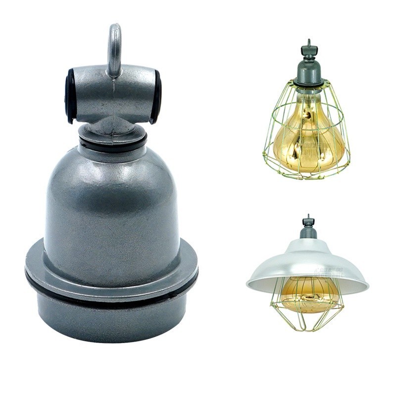 Reptile Pet Heating Lamp Holder E27 Dome Ceramics Bulb Light Holder ...